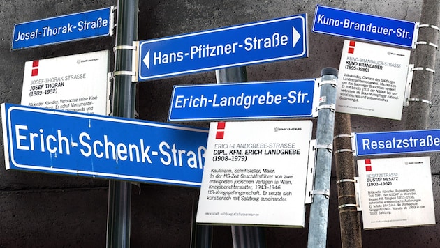 Seit Jahren wird in Salzburg über NS-belastete Straßennamen diskutiert.