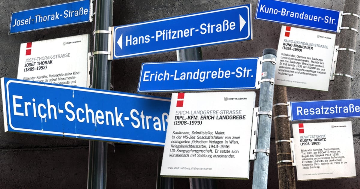 Salzburg: Straßennamenänderung verzögert sich wegen Kosten
