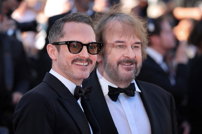 Elijah Wood und Peter Jackson