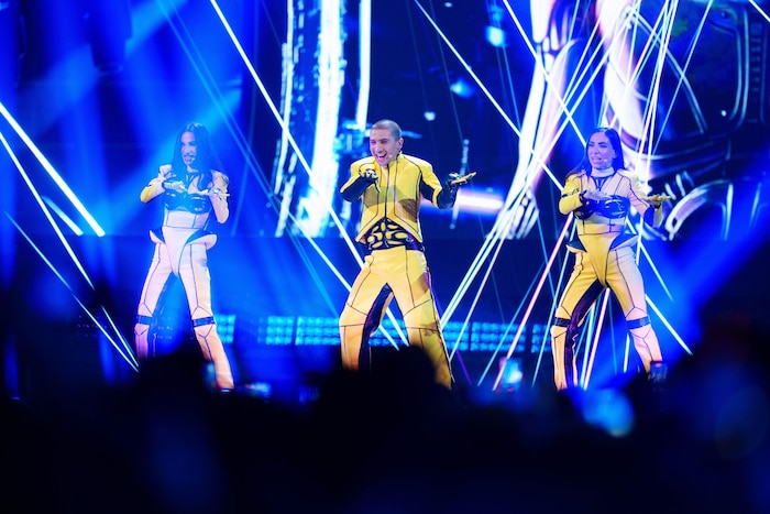 Bzikebi aus Georgien brachte den nächsten Dance-Hit auf die Bühne in Wien.