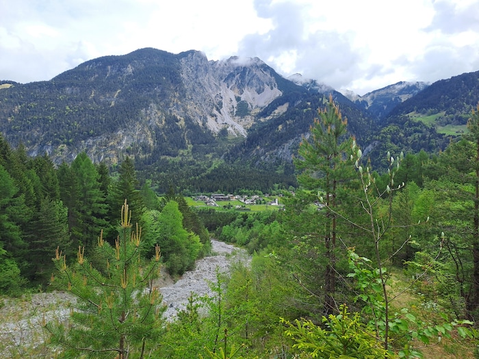 Blick nach Vandans.