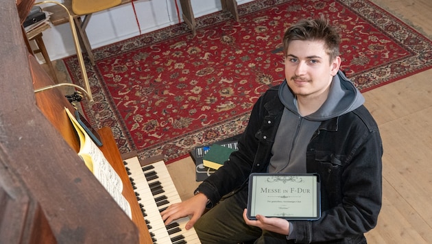 Die Orgeln in der Stadtfarrkirche Ferlach und Maria Rain kennt Nicklas Dovjak bestens. Beide ...