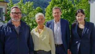 Gottfried Schneider, Astrid Rieser, Roland Ponholzer und Patricia Kofler (v. links) sind „Wir ...