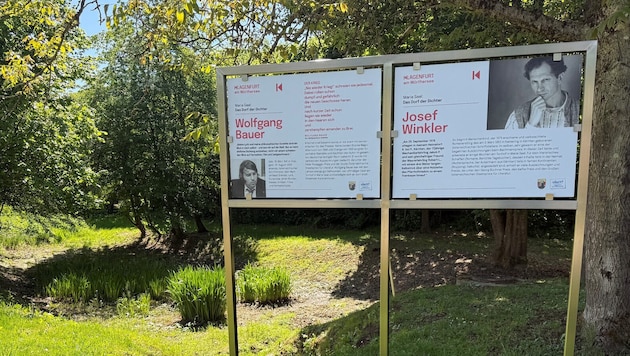Der Themenweg „Das Dorf der Dichter“ führt durch Maria Saal und verbindet Literatur, Natur und ...