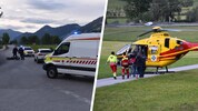 Die Mädchen wurden vor Ort erstversorgt und dann mit dem Hubschrauber bzw. mit dem Rettungswagen ...