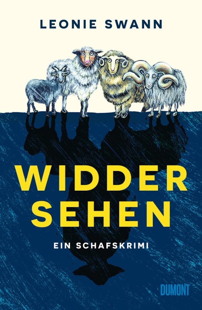 Der neue, liebenswerte Schafskrimi „Widdersehen“ von Leonie Swann ist im Dumont Verlag ...