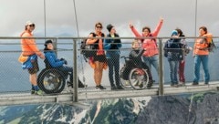 Mit der Hilfe des Vereins Freizeit-PSO werden Berge für alle Menschen erlebbar.
