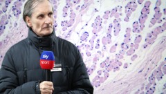Alfred Tatar starb an ALS – siehe Darstellung oben unter dem Mikroskop: Muskelzellen, die von ...