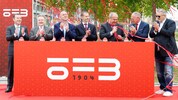 Elkhan Mammadov (FIFA), Bürgermeister Michael Ludwig (SPÖ) Sportminister Andreas Babler (SPÖ), ...
