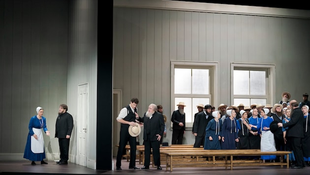 Verdis Ehedrama „Stiffelio“ spielt sich im Theater an der Wien in einer Amish-Gemeinde ab.