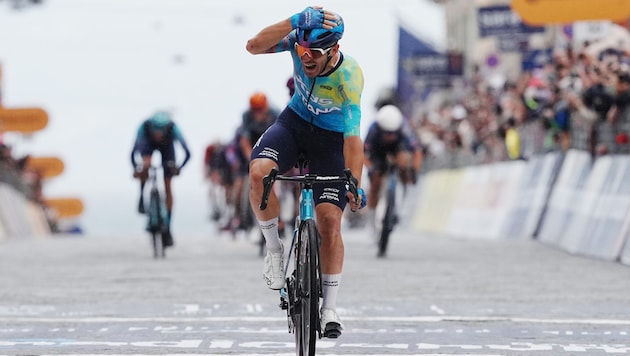 Davide Ballerini konnte es kaum glauben.