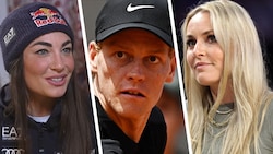 Dorothea Wierer (links) hat Jannik Sinner live in Rom gesehen, Lindsey Vonn hat zu Hause die ...