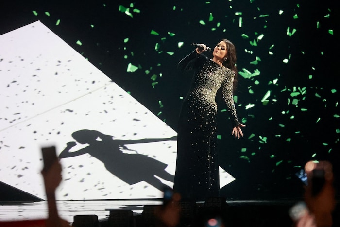 Atvara from Latvia sang a mournful ballad.