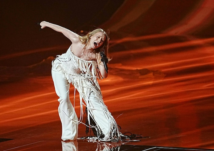 The Ukrainian contestant Leléka had the audience cheering.
