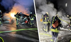 Rund 30 Feuerwehrleute kämpften gegen die Flammen an.