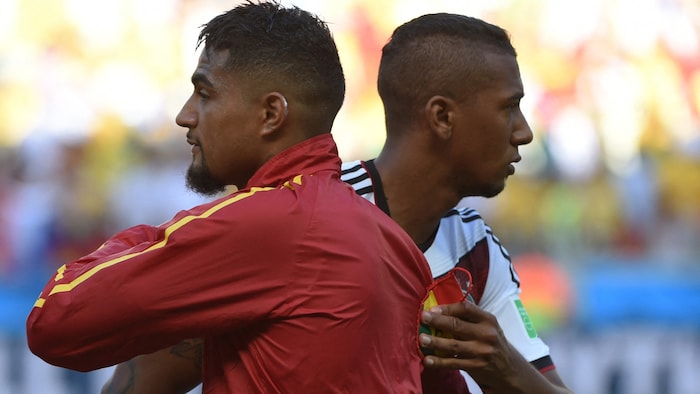 Jerome Boateng (für Deutschland) und Kevin-Prince Boateng (für Ghana) standen sich bei der WM ...