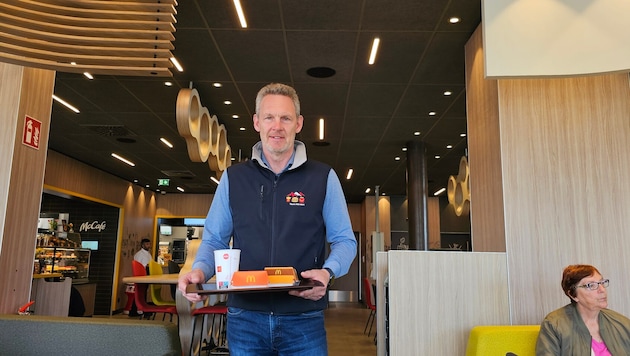 Rudolf Ringhofer hat vier McDonald´s-Filialen umgebaut und die Energieversorgung erneuert.