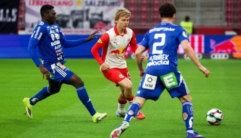 Salzburg will heute gegen Hartberg positiven Saisonabschluss.