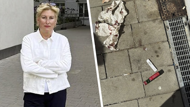 Christina Schlosser vor dem stets offenen Zugang zum Areal. Erste „Bahnhofs-Vertriebene“ haben ...