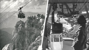 Der Bau der Zugspitzbahn war ein technischer Meilenstein.