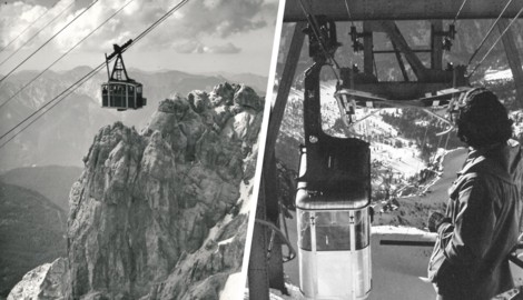 Der Bau der Zugspitzbahn war ein technischer Meilenstein.