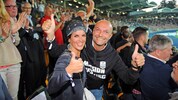 Jubelbild um Dieter Holzhey aus dem Frühjahr 2014.