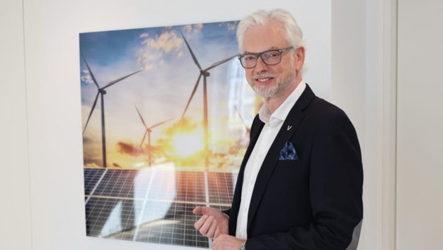 Verbund-CEO Michael Strugl sieht einen Bedarf von über 1000 neuen Windrädern in Österreich und ...
