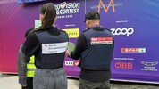 Die Finanzpolizei kontrollierte vor dem großen Besucheransturm beim zweiten Semi-Finale.