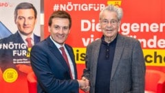 Ex-Bundespräsident Heinz Fischer war im Rahmen des „Plans für NÖ“ mit Sven Hergovich im Land ...