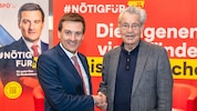 Ex-Bundespräsident Heinz Fischer war im Rahmen des „Plans für NÖ“ mit Sven Hergovich im Land ...