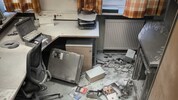 Nach dem Coup bot sich ein Bild der Verwüstung.