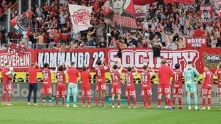 Samstag will der GAK mit den Fans in Linz den Klassenerhalt feiern.