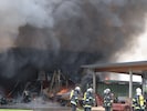 Die Rauchentwicklung war enorm. Dementsprechend wurde Großalarm gegeben.