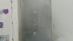 Die Berufsfeuerwehr stand mit 25 Kräften im Einsatz.