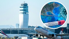Drei Personen, die im selben KLM-Jet wie eine an der Infektion verstorbene Passagierin gesessen ...