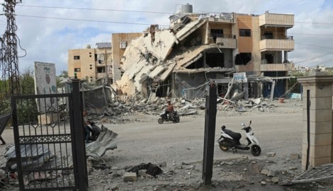 Trotz der Waffenruhe beschossen sich Israel und die Hisbollah immer wieder. Auf dem Foto ist das ...