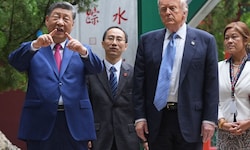 Chinas Staatschefs Xi Jinping warnt, dass eine „schlechte Handhabung“ der Taiwan-Frage die ...