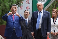 Chinas Staatschefs Xi Jinping warnt, dass eine „schlechte Handhabung“ der Taiwan-Frage die ...