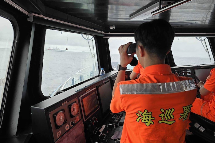 Die taiwanische Küstenwache hat jegliche Bewegungen der chinesischen Streitkräfte im Auge.
