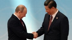 Russlands Präsident Wladimir Putin und Chinas Präsident Xi Jinping