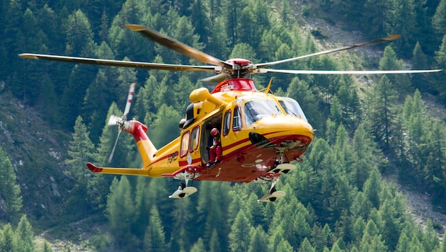 The crash site is difficult to access from the ground. The bodies were recovered using a winch ...