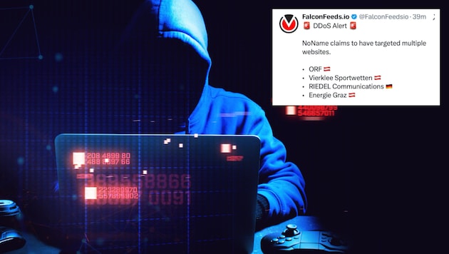Unter anderem geriet offenbar auch der ORF ins Visier der Cyberattacken.