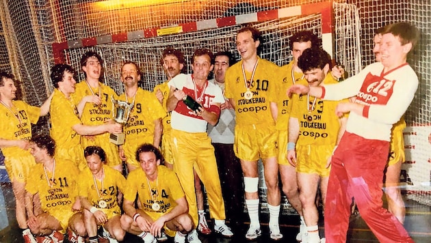 Der UHC Stockerau gewann 1986 als Aufsteiger den Titel.