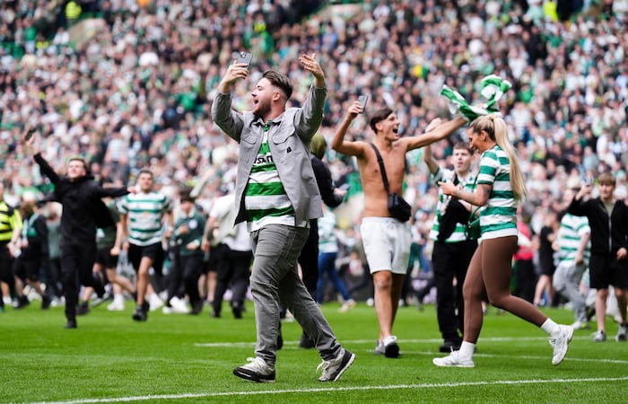 Großer Jubel bei den Celtic-Fans!