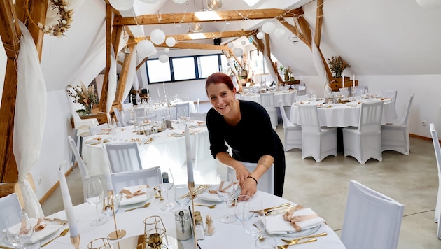Kathrin Haas bekommt jetzt schon Anfragen für 2028. Ihr Obsthof ist sehr begehrt.