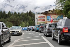 Durch die Turbokurve staute es sich 