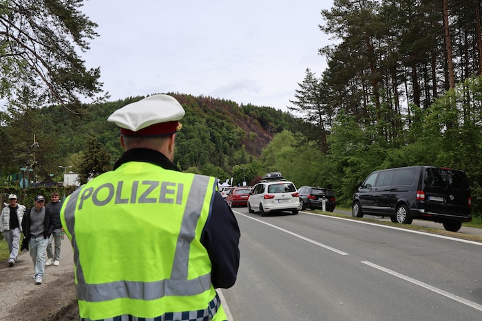 Die Polizei kontrollierte