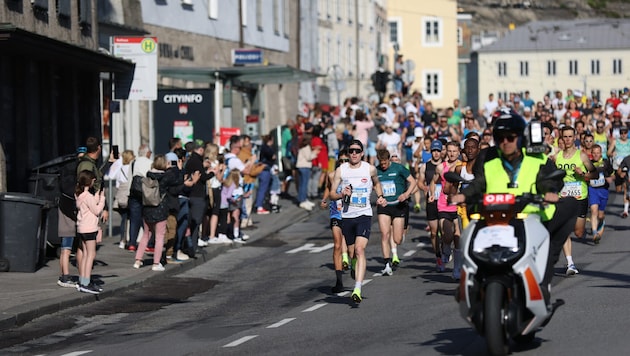 Peter Herzog führte das Feld 2024 an. Am Sonntag startet er im Halbmarathon und will Spaß haben.