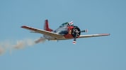 Ein Flugzeug der Marke North American Aviation, Modell T-28 Trojan stürzte am Samstag ab. ...