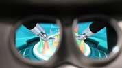Die Roboterarme werden von der separaten Konsole aus gesteuert.